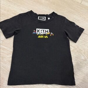 Kith x Disney Kids Black Tee